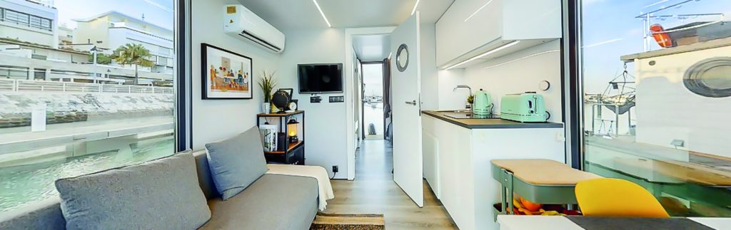 A tendência das casas flutuantes