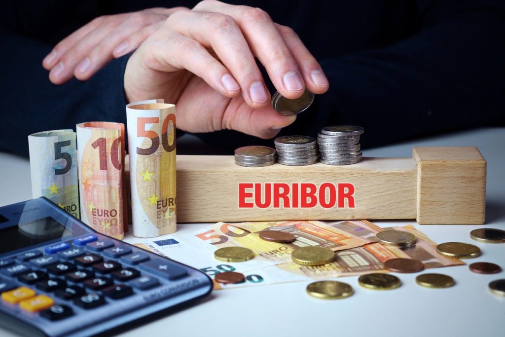 Portugal: Taxa Euribor recua em três, seis e doze meses